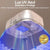 Luz UV esterilizando as roupas dentro da SecaBox